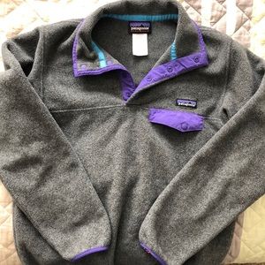 Women’s Small Grey Fleece Patagonia Pullover